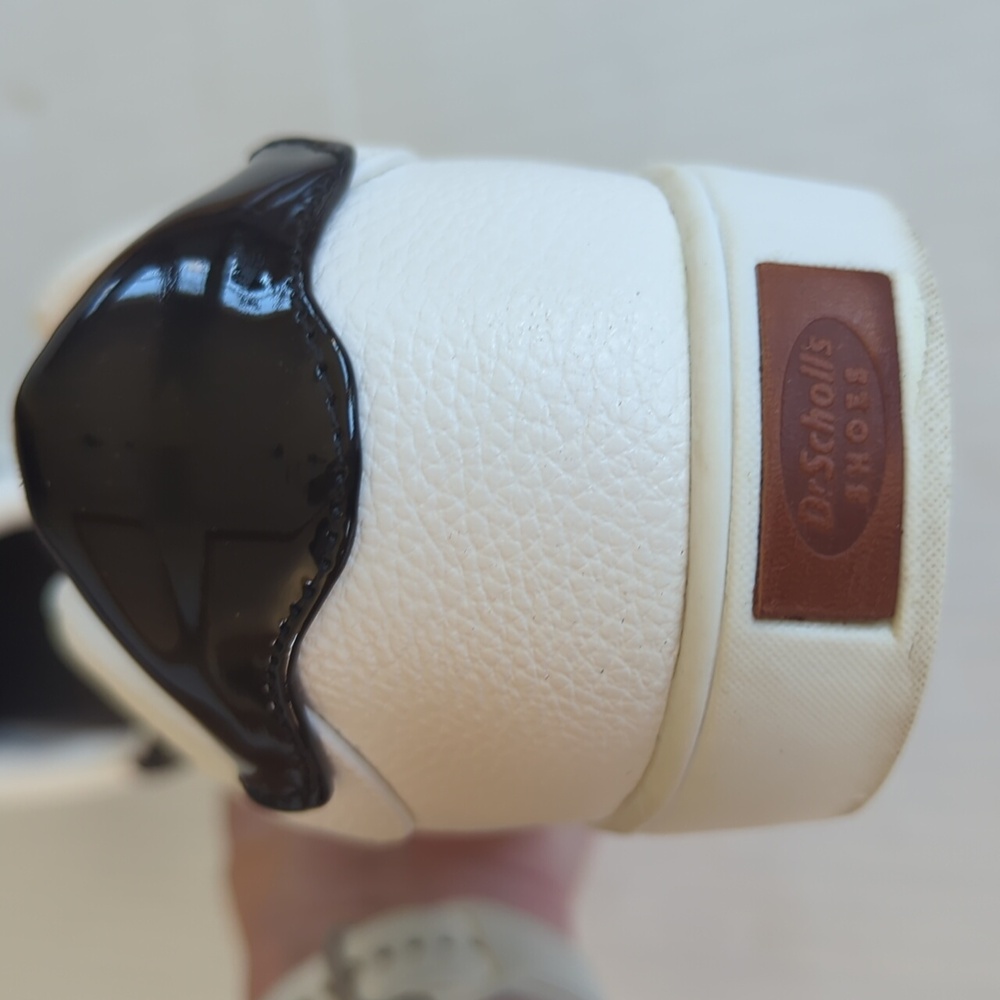 Dr. Scholl's Madi Band Slip On Sneakers 8M White Black Gray - Picture 12 of 16